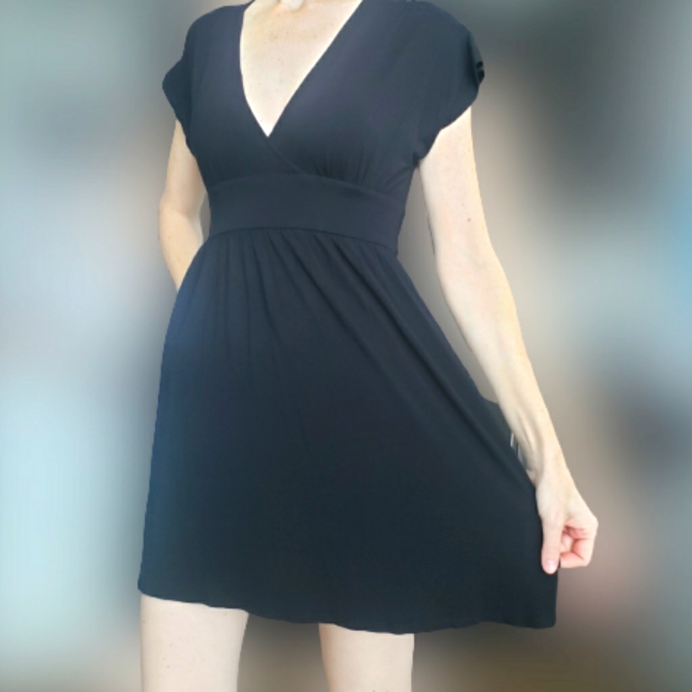 Deep v neck dress/tunic